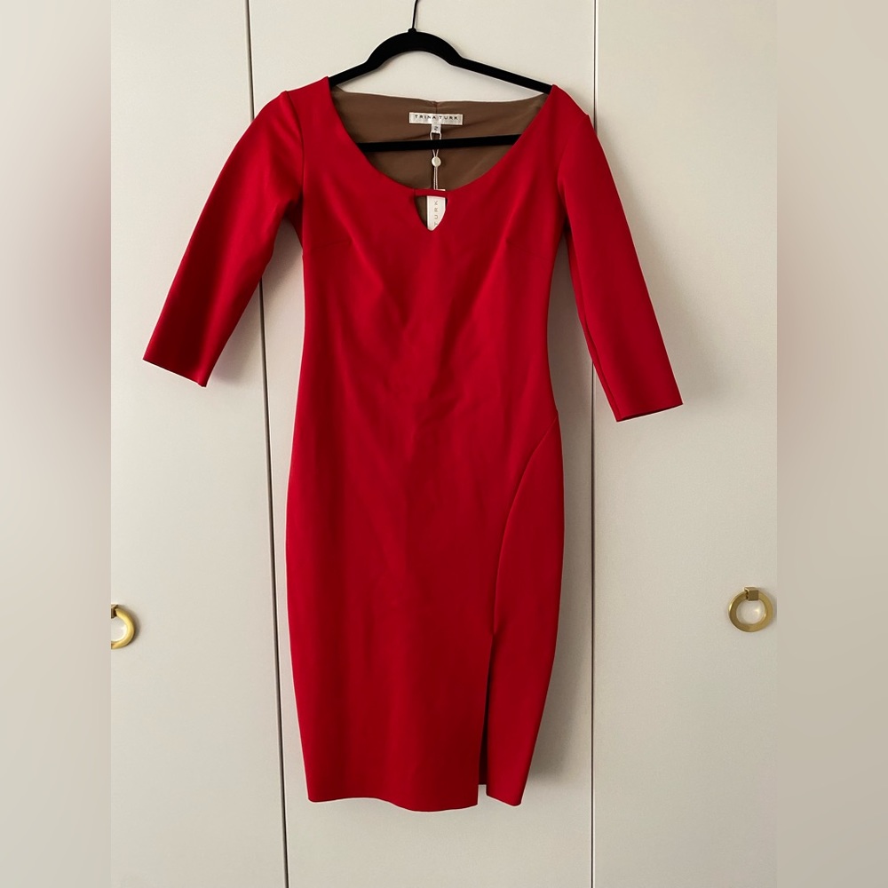 Stunning Red Bodycon Trina Turk Dress